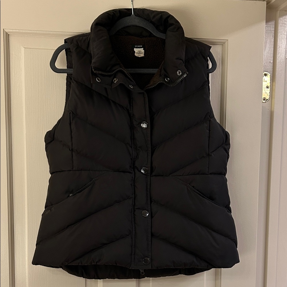 J. Crew Puffy Vest Large
